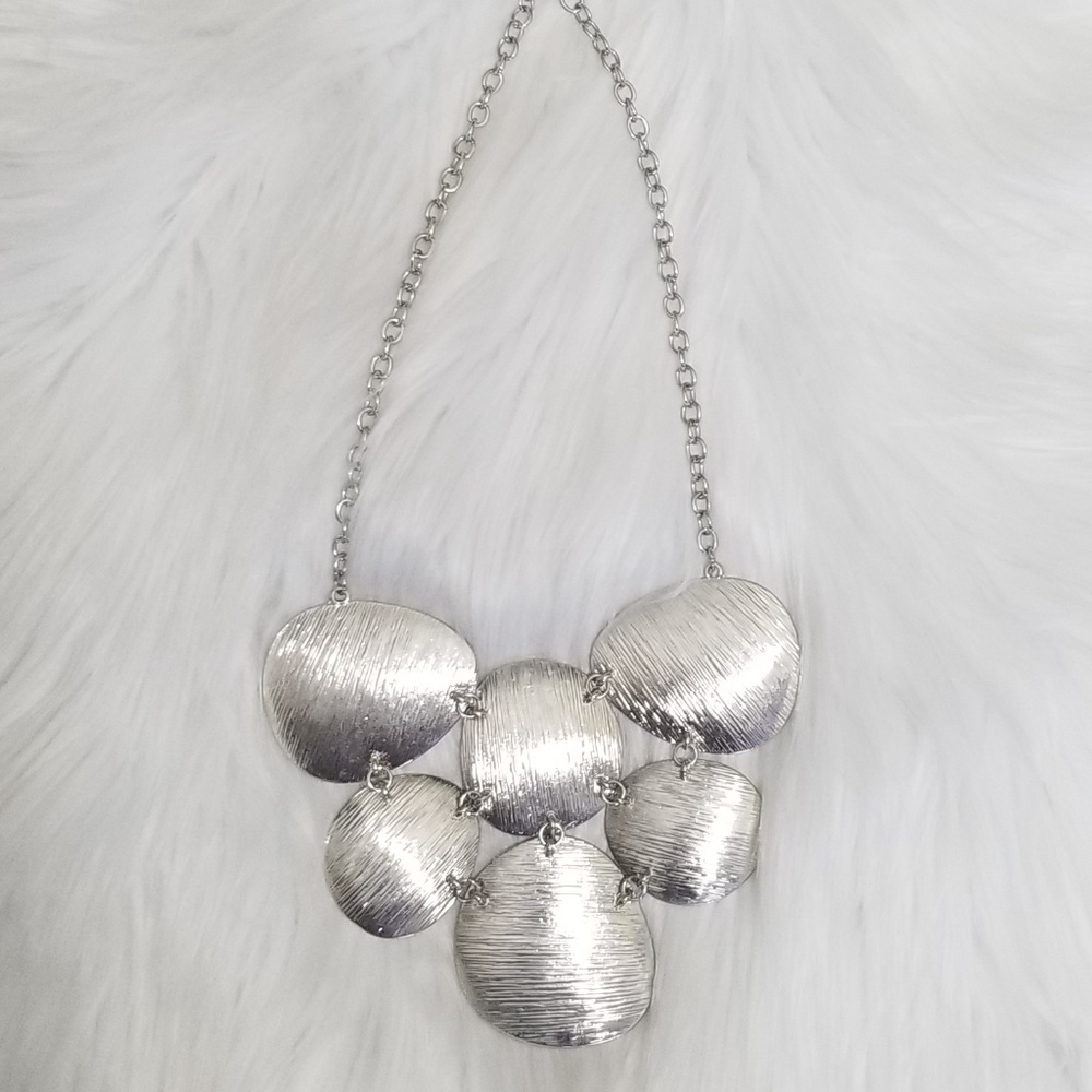 Silver Tribal/ Statement Necklace